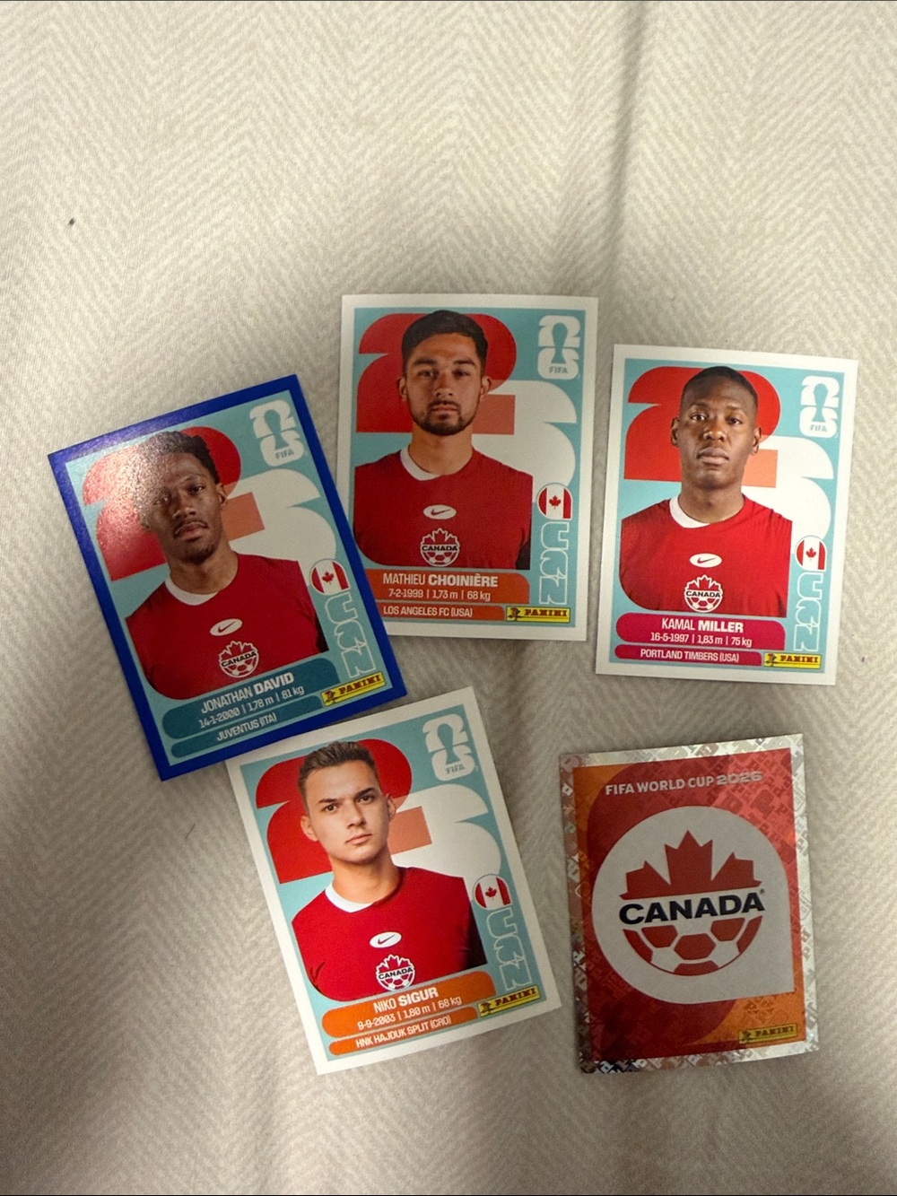 Panini FIFA World Cup 2026 - Canada Player Sticker